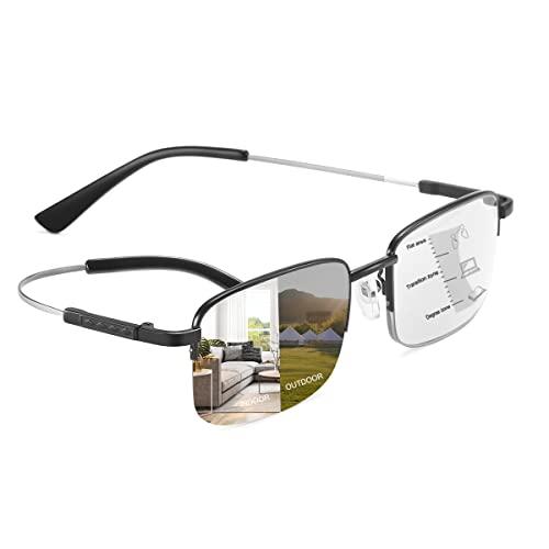 YIMI Progressive Photochromic Multifocus Reading Glasses UV400 S 並行輸入品｜import-tabaido｜02