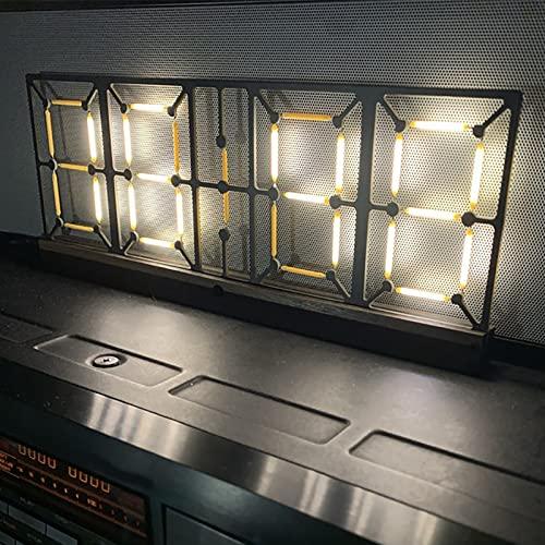 【並行輸入品】FORVE RGB イミテートグローチューブクロック クリエイティブなデジタル時計 LEDナイトライト フルカラー 明るさ調節可能_4
