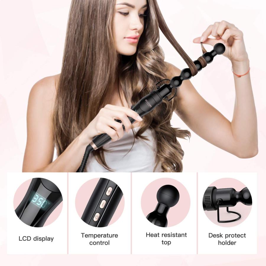 6 in 1 Curling Iron Set   BESTOPE PRO Curling Wand Iron with Int 並行輸入品｜import-tabaido｜10