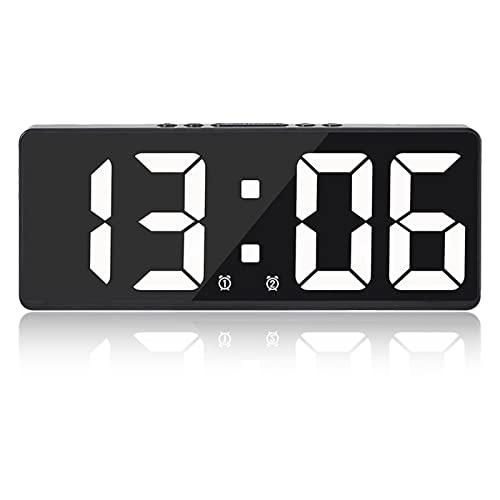 【並行輸入品】Digital Alarm Clock for Bedrooms， with Temperature， 6 Adjustable_1