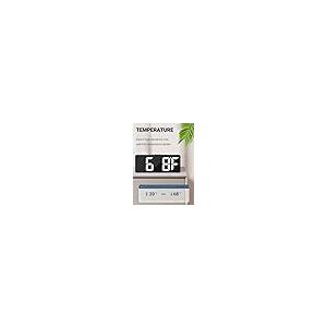 【並行輸入品】Digital Alarm Clock for Bedrooms， with Temperature， 6 Adjustable_8