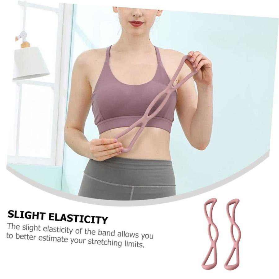 【並行輸入品】BESPORTBLE 2pcs 8 Figure 8 Tensioner Yoga Stretching Straps Flexの画像