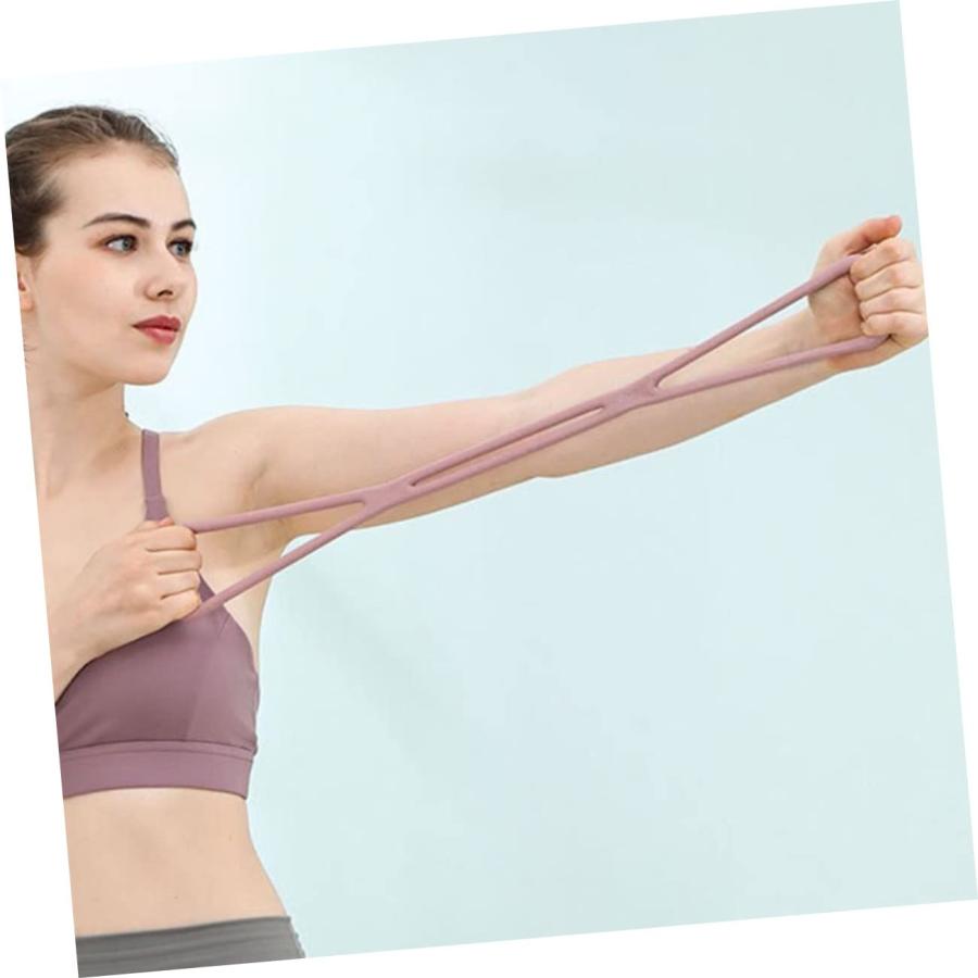 【並行輸入品】BESPORTBLE 2pcs 8 Figure 8 Tensioner Yoga Stretching Straps Flexの画像