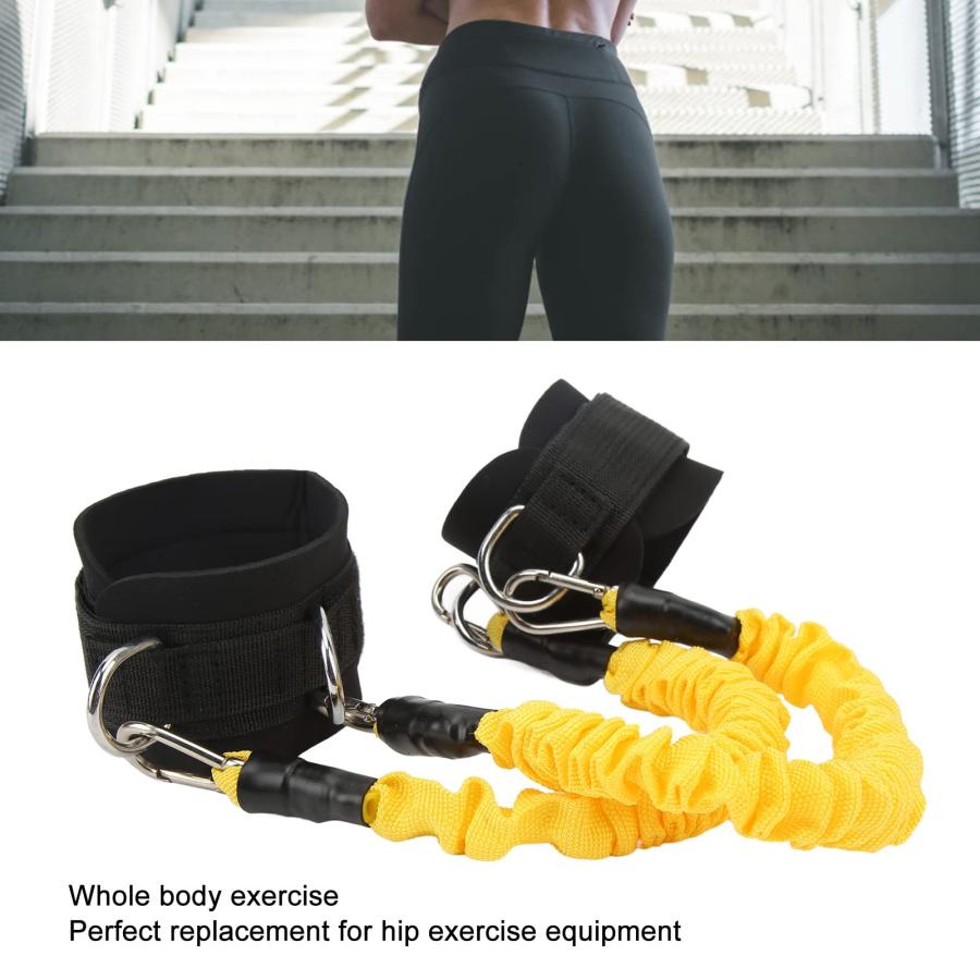 【並行輸入品】Jopwkuin Leg Training Resistance Strap, Yellow Whole Body Exerciの画像