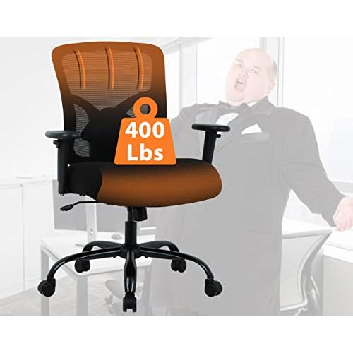 【並行輸入品】400 Lbs Big and Tall Office Chair， Ergonomic Office Chair with W_1
