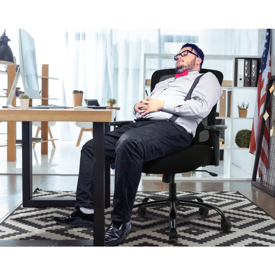 【並行輸入品】400 Lbs Big and Tall Office Chair， Ergonomic Office Chair with W_3