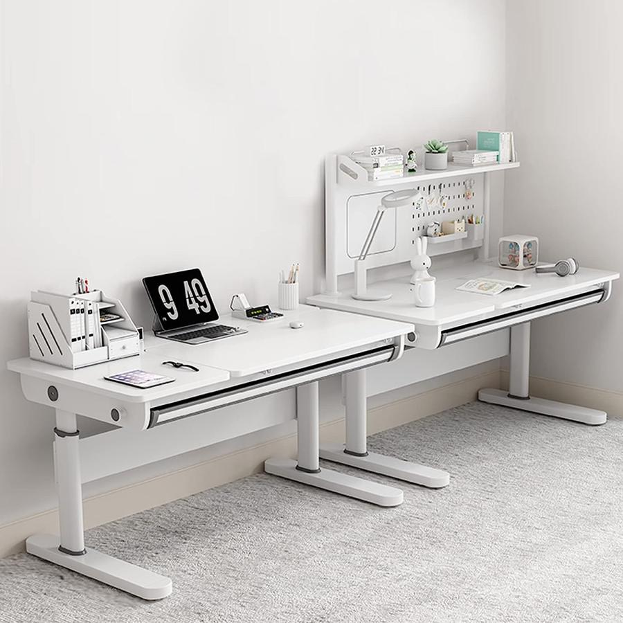 【並行輸入品】FCD Kids Desk and Chair Set  Wooden Adjustable Height Ergonomic S_6