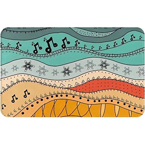 【並行輸入品】Funny African Tribal Non Slip Rubber Backed Entryway Rugs for Inの画像