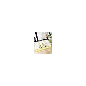 【並行輸入品】Farm Lemon Gnome Welcome Doormat, Flannel Home Decoration, Non Sの画像