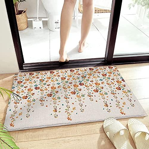 【並行輸入品】Spring Flower Colorful Summer Floral Green Leaves Non Slip Entryの画像