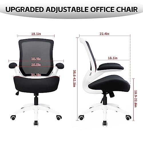 【並行輸入品】BOJUZIJA Ergonomic Office Computer Desk Mesh Chair with Soft Cus_7