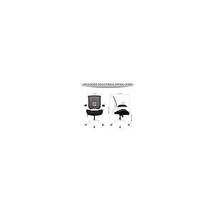 【並行輸入品】BOJUZIJA Ergonomic Office Computer Desk Mesh Chair with Soft Cus_8