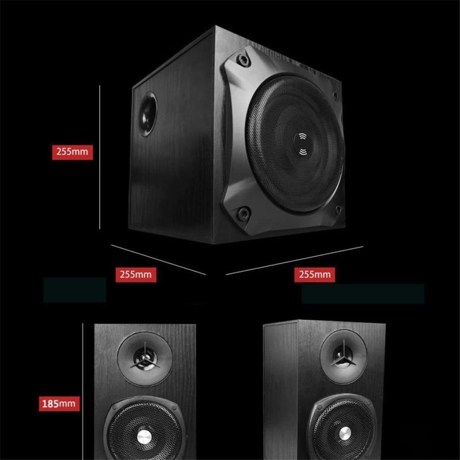 ショッピング公式店 ZGJHFF Wooden 6.5 40W Speaker Subwoofer Speaker for Andriod/Pho 並行輸入品