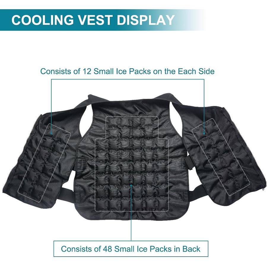 might COOL VEST 2着セット 並行輸入品】Cooling Vest for Men