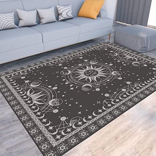 【並行輸入品】Sun and Moon Rug Boho Celestial Area Rugs for Bedroom Dorm Livin_4