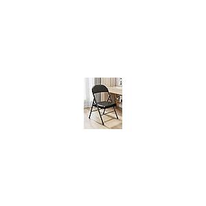 【並行輸入品】Y H M Folding Chair Simple Household Black Color Portable Office_2