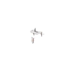 【並行輸入品】CHEWO White Folding Wall Mounted Drop Leaf Table,Pine Folding Wo_5