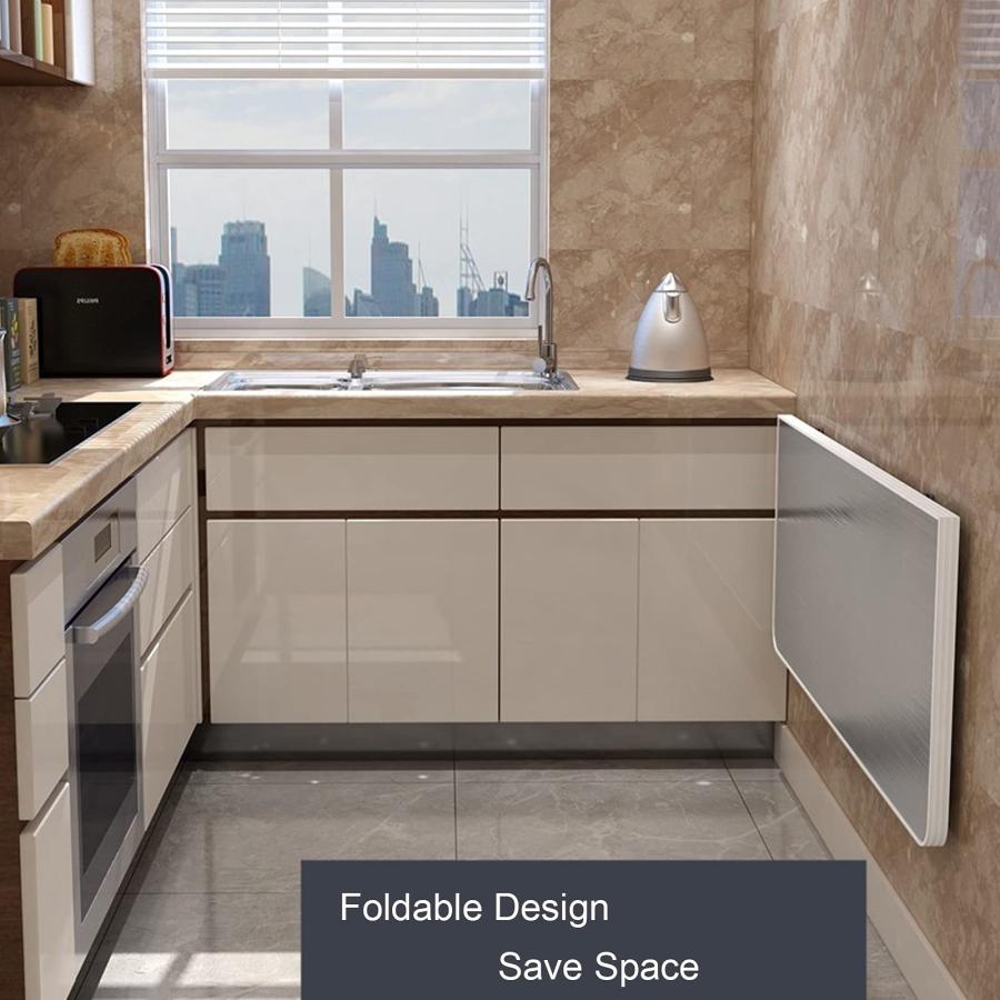 【並行輸入品】CHEWO Folding Wall Table Kitchen Wall Mounted Tables Fold Down W_9