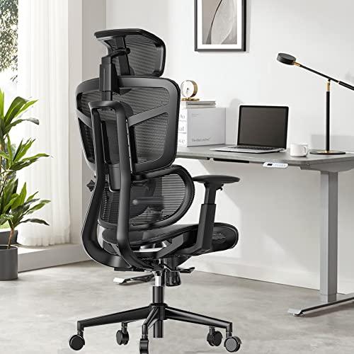 【並行輸入品】Ergonomic Office Chair, High Back Desk Chair, Big and Large Meshの画像