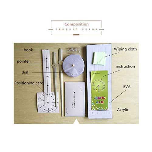 【並行輸入品】SALTN Large DIY Wall Clock|Modern Frameless Design 3D Wall Clock_5