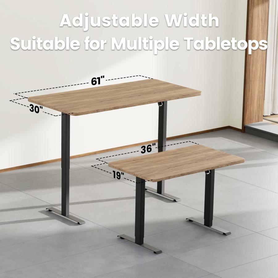 【並行輸入品】IWEICARE Electric Standing Desk Frame, Height Adjustable Sit Sta_9