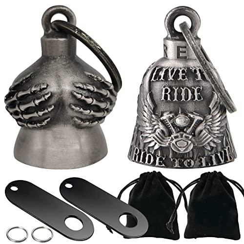 【並行輸入品】Dream Apparel 2 Pack Motorcycle Bells for Bikers Riders Men Wome_1