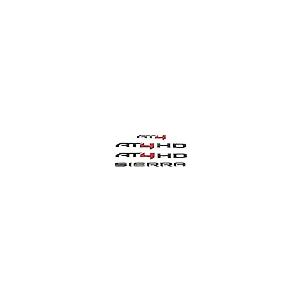 【並行輸入品】4Pc Set AT4 HD Emblem Sierra Letters Badge 3D Sticker Nameplate_2