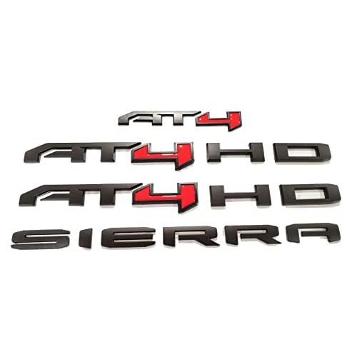 【並行輸入品】4Pc Set AT4 HD Emblem Sierra Letters Badge 3D Sticker Nameplate_7