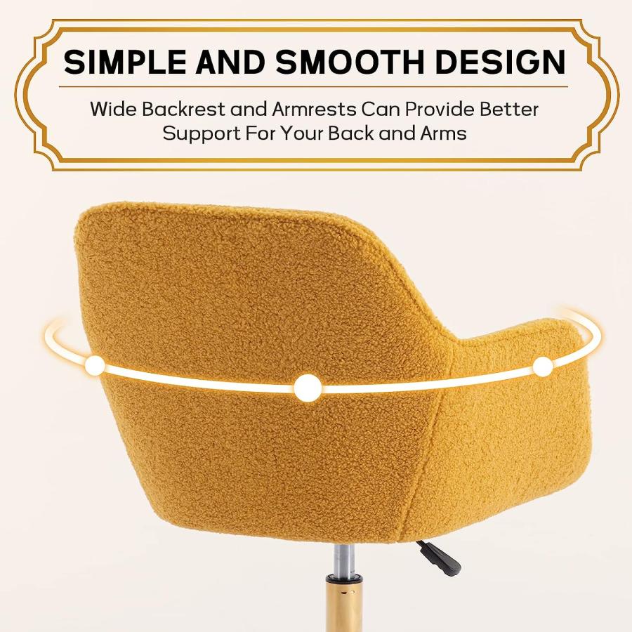【並行輸入品】NIOIIKIT Home Office Desk Chair  360° Swivel \u0026 Height Adjustable_2