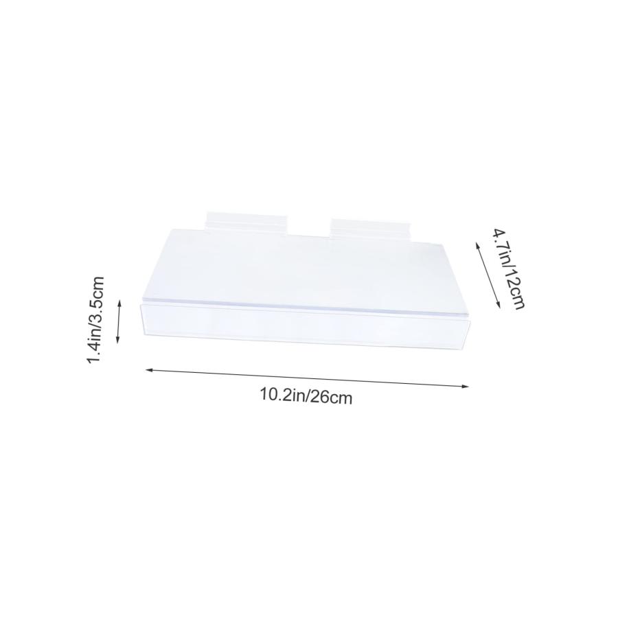 【並行輸入品】KJHBV 5pcs Shoe Rack Channel Shoe Display Riser Acrylic Floatingの画像