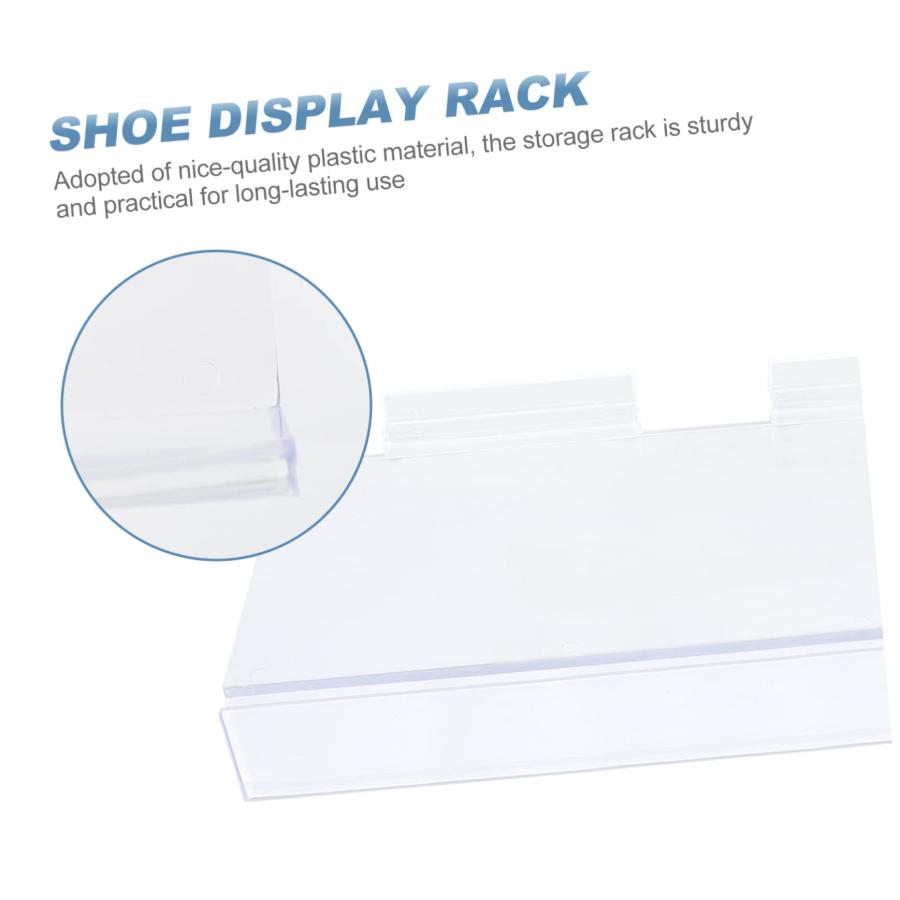 【並行輸入品】KJHBV 5pcs Shoe Rack Channel Shoe Display Riser Acrylic Floatingの画像