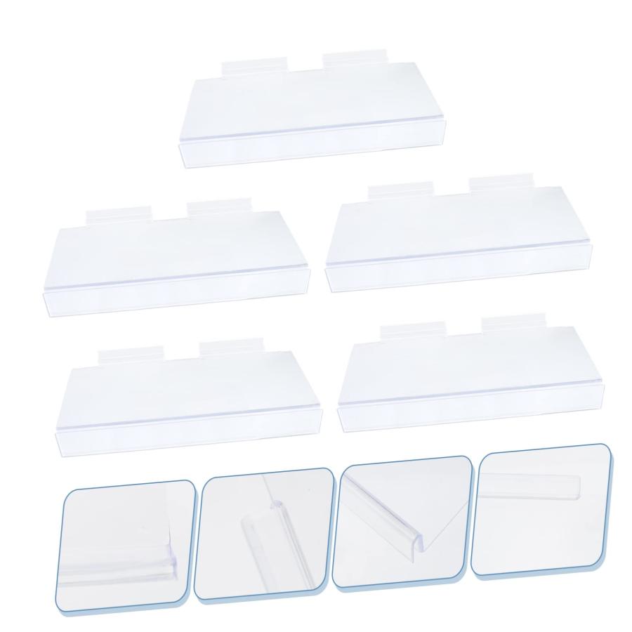 【並行輸入品】KJHBV 5pcs Shoe Rack Channel Shoe Display Riser Acrylic Floatingの画像