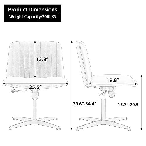 【並行輸入品】Home Office Chair 2 Piece Set Swivel Chair PU Leather Office Chaの画像
