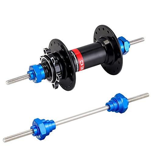 【並行輸入品】XBERSTAR 自転車 ホイール トゥーイングスタンド スルーアクスルアダプター 12/15/20mm フリーハブツール (ブル_1