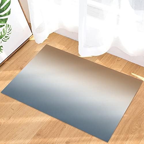 【並行輸入品】Grey Brown Ombre Texture Entrance Floor Mat Personalized Doormatの画像