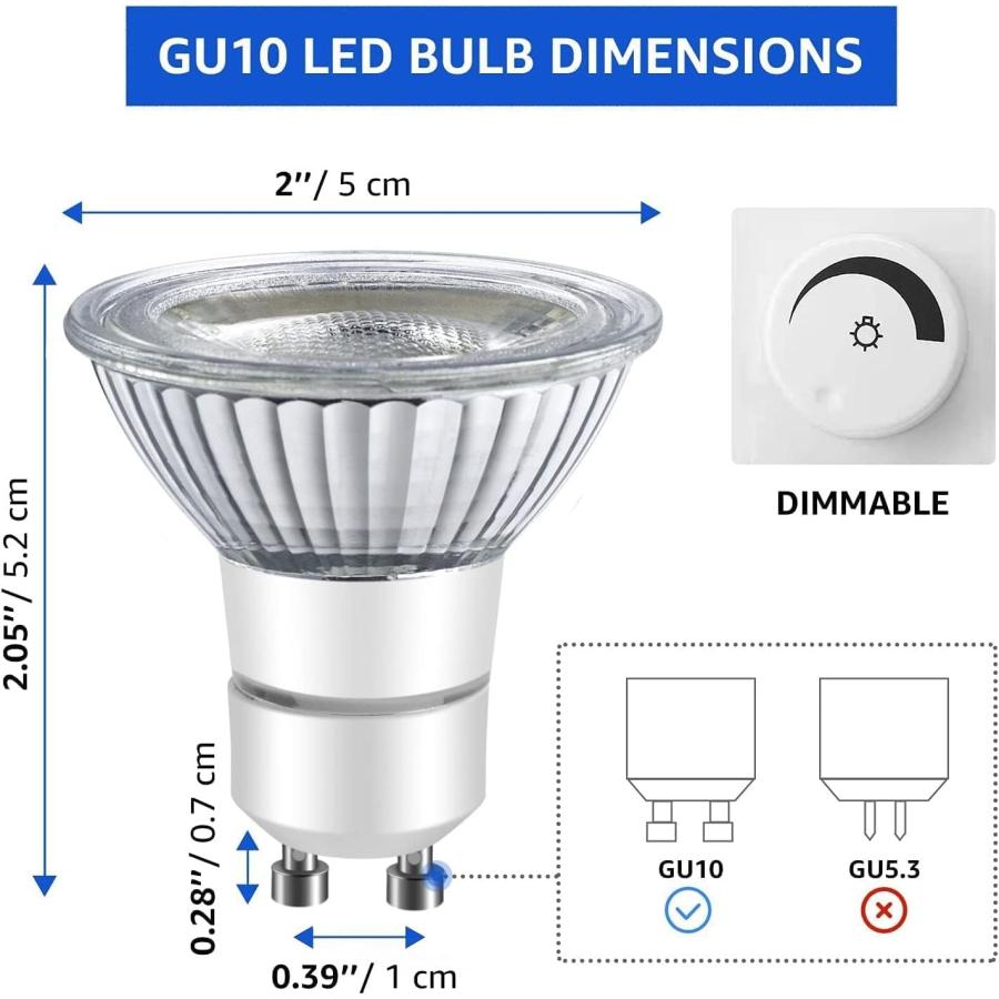 LPSAFP LED GU10 Range Hood Light Bulbs LED Stove Appliance Light 並行輸入