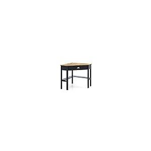【並行輸入品】MEDIMALL Corner Desk with a Slide Out Drawer, Triangle Home Compの画像