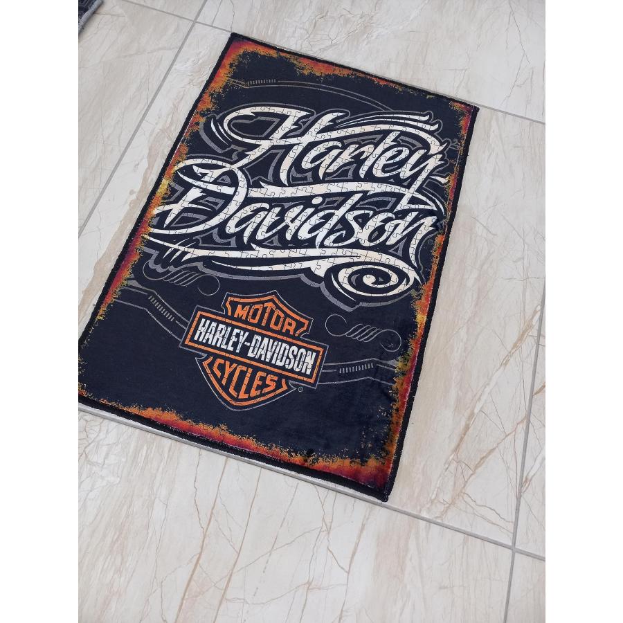 【並行輸入品】Harley Davidson Rug,Biker Rug,Motorcycle Rug,Harley Decor,Harley ...