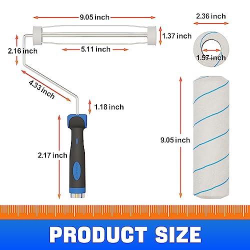 【並行輸入品】WHshawmics 60インチ ハウスペイントローラーキット 9インチローラー Paint Roller， 5ft Adjust_4