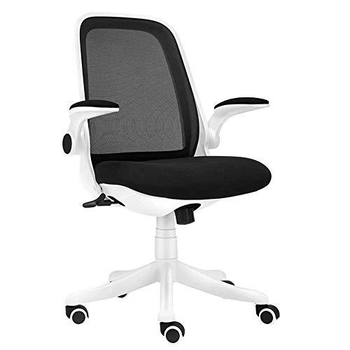 【並行輸入品】オフィスデスクチェア オフィスチェアリフト、人間工学に基づいた調節可能なアームレスト回転メッシュコンピュータデスクチェア、家庭用_1