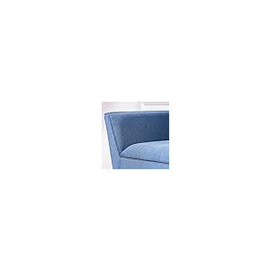 【並行輸入品】EVURU Armchair， Wide Tufted Armchair (Blue)_8