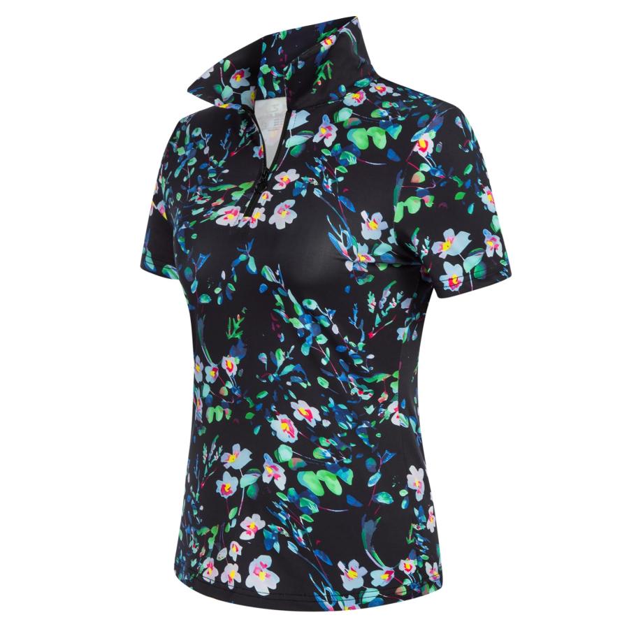 【並行輸入品】JACK SMITH Women Sports Shirts Short Sleeve Fitted Tops Women Yo_3