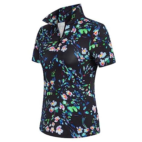 【並行輸入品】JACK SMITH Women Sports Shirts Short Sleeve Fitted Tops Women Yo_4