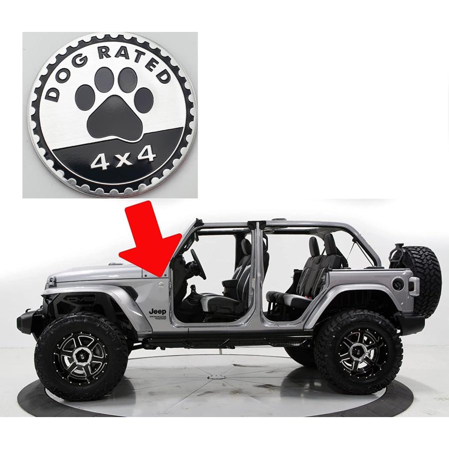 並行輸入品】海賊定格 エンブレム 4x4 3Dメタル 自動車バッジデカール 