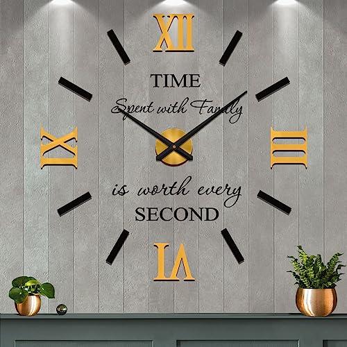【並行輸入品】VANGOLD Wall Clock for Living Room Decorations Gift_1