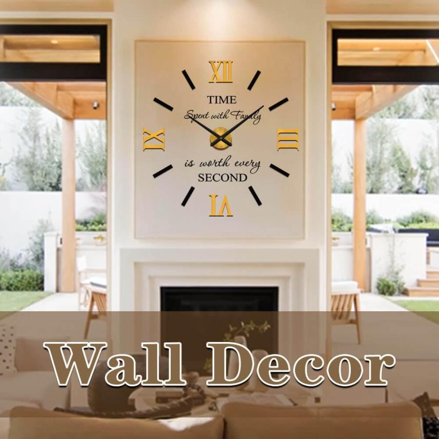 【並行輸入品】VANGOLD Wall Clock for Living Room Decorations Gift_3