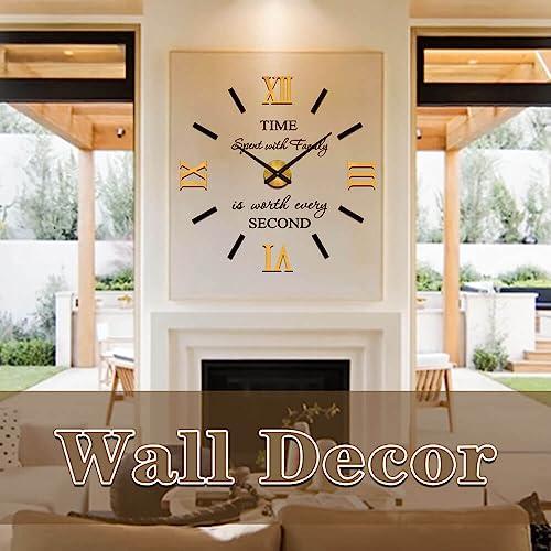 【並行輸入品】VANGOLD Wall Clock for Living Room Decorations Gift_4