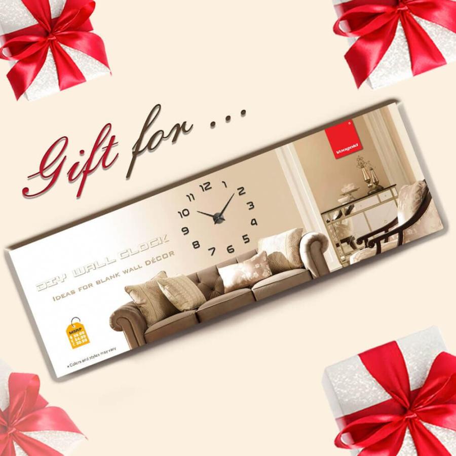 【並行輸入品】VANGOLD Wall Clock for Living Room Decorations Gift_9