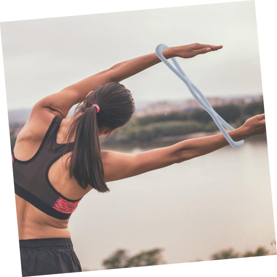 【並行輸入品】BESPORTBLE 2pcs Tension Band Home Tools Yoga Stretch Strap Elastの画像