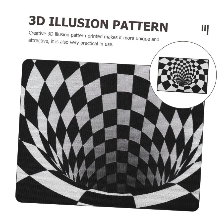 【並行輸入品】RORPOIR Black and White Visual Carpet Halloween Home Decor Anti_8